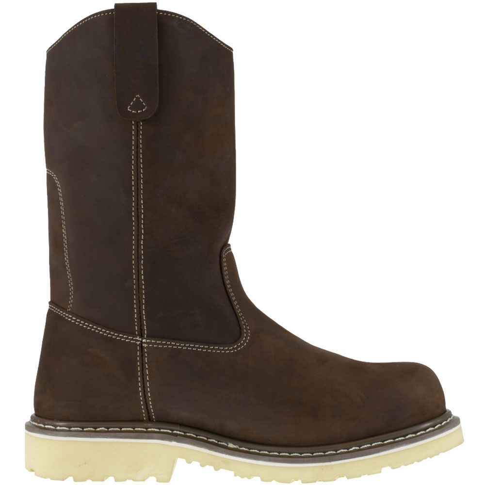 Iron Age Ia5090 Composite Toe Work Boots - Mens Brown Side View