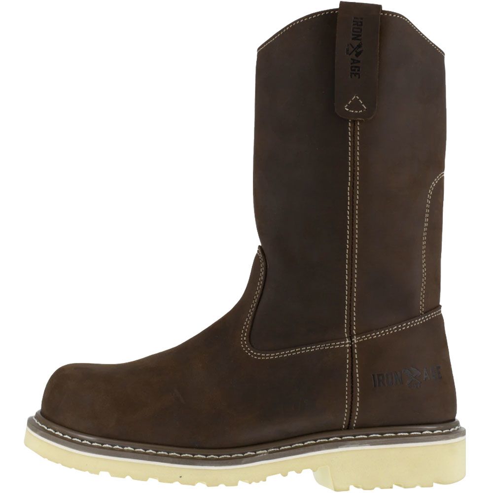 Iron Age Ia5090 Composite Toe Work Boots - Mens Brown Back View