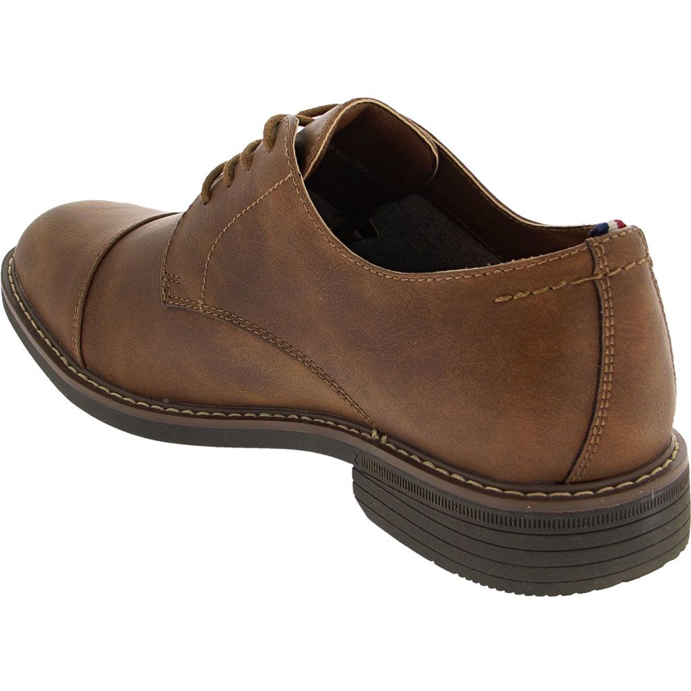 Izod Ike Lace Up Casual Shoes - Mens Tan Back View