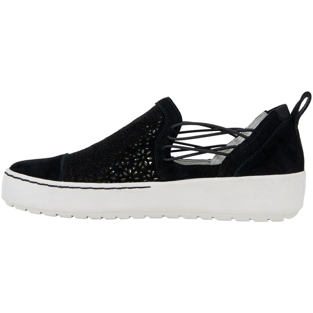 Jambu Erin Slip on Casual Shoes - Womens Black Solid Back View