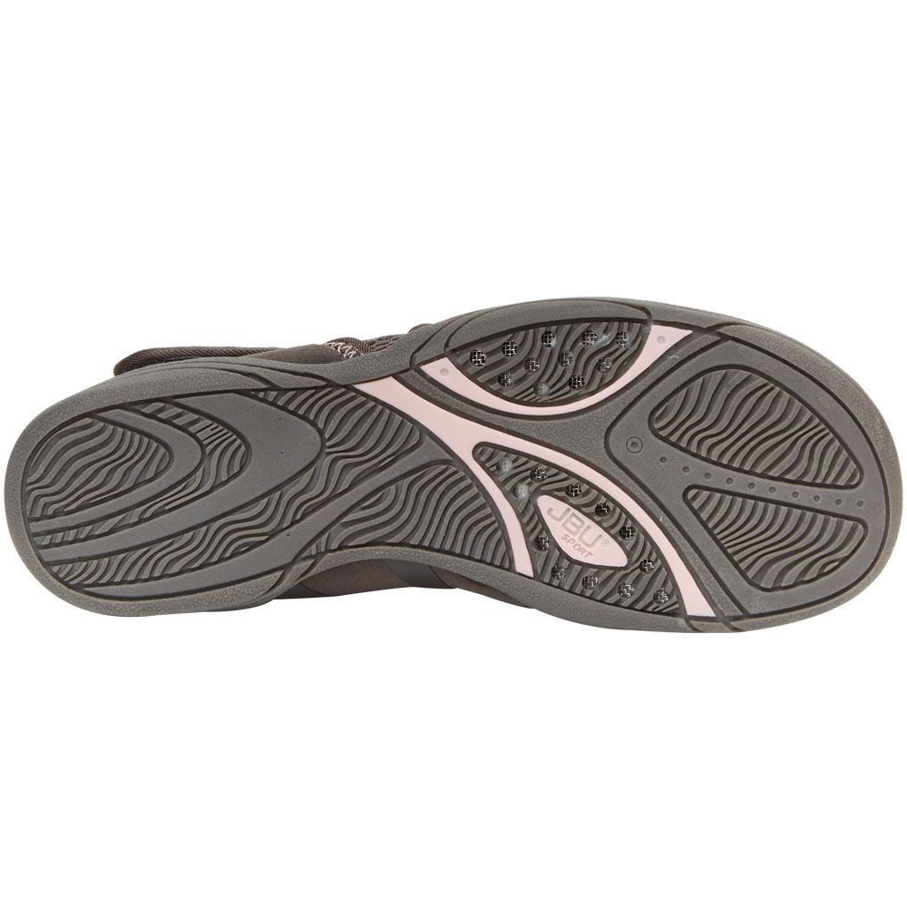 JBU Ariel Water Ready Outdoor Sandals - Womens Grey Petal Sole View