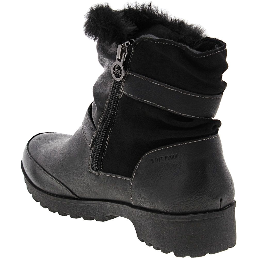 JBU Indiana Waterproof Winter Boots - Womens Black Back View