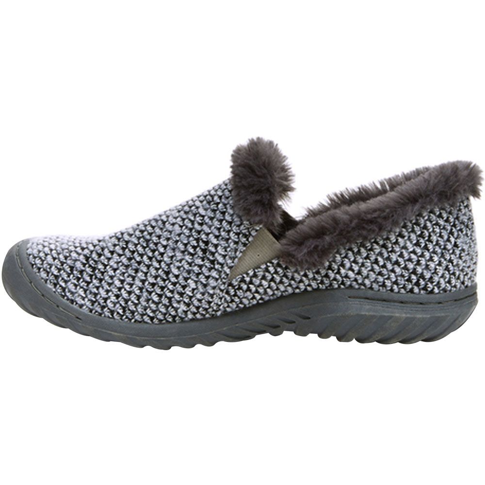 JBU Willow Knit Slip on Casual Shoes - Womens Grey Back View