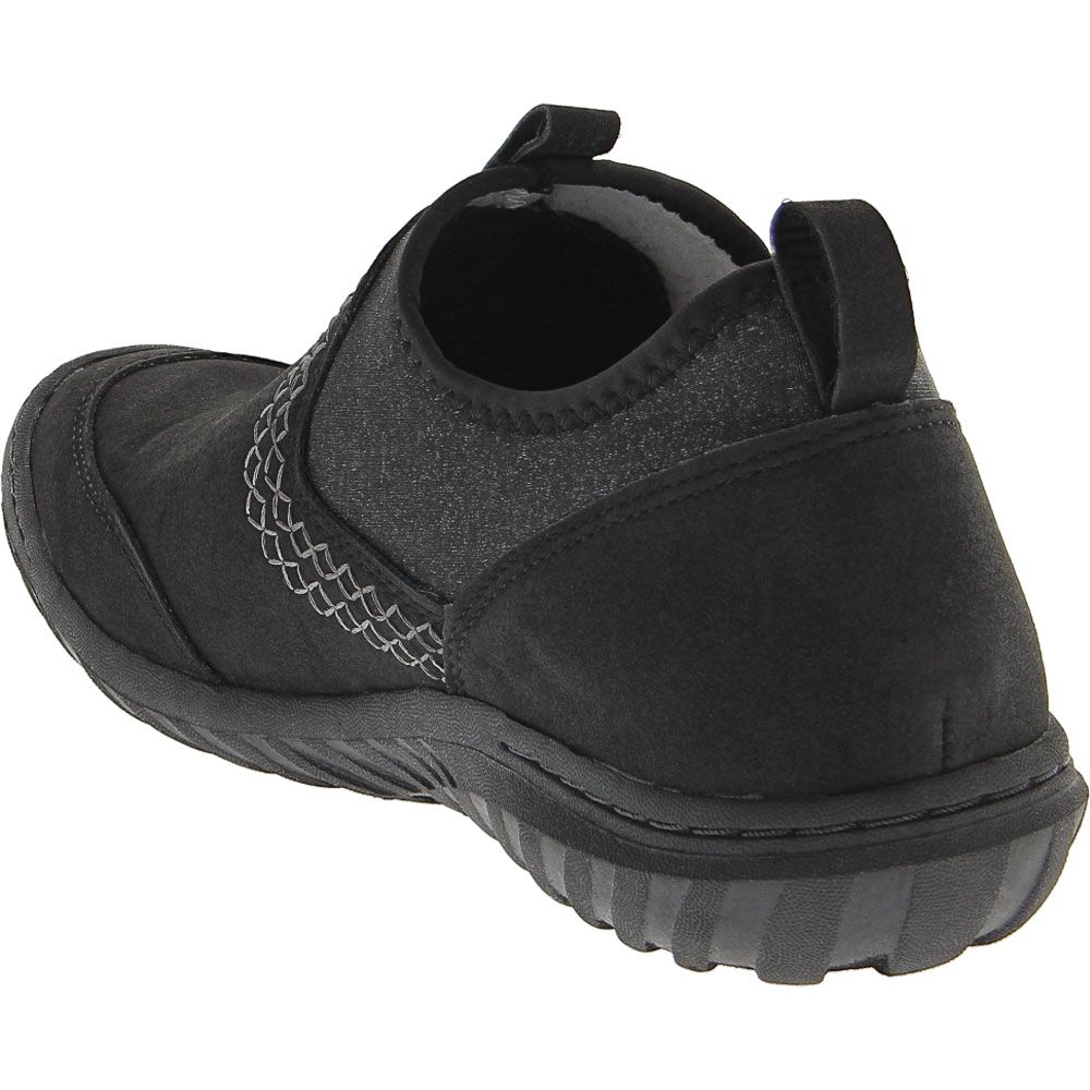 JBU Lucky Slip on Casual Shoes - Womens Black Back View