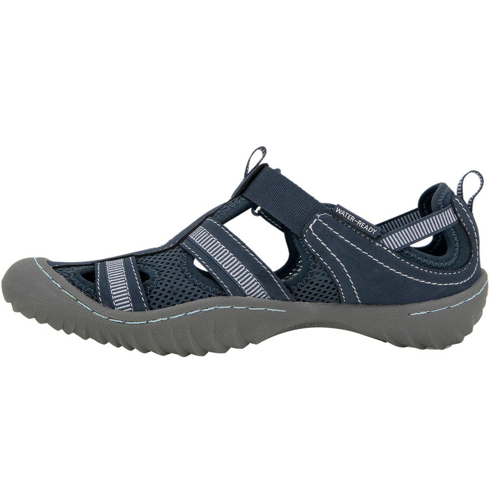 JBU Regal Water Ready Outdoor Sandals - Womens Navy White Back View