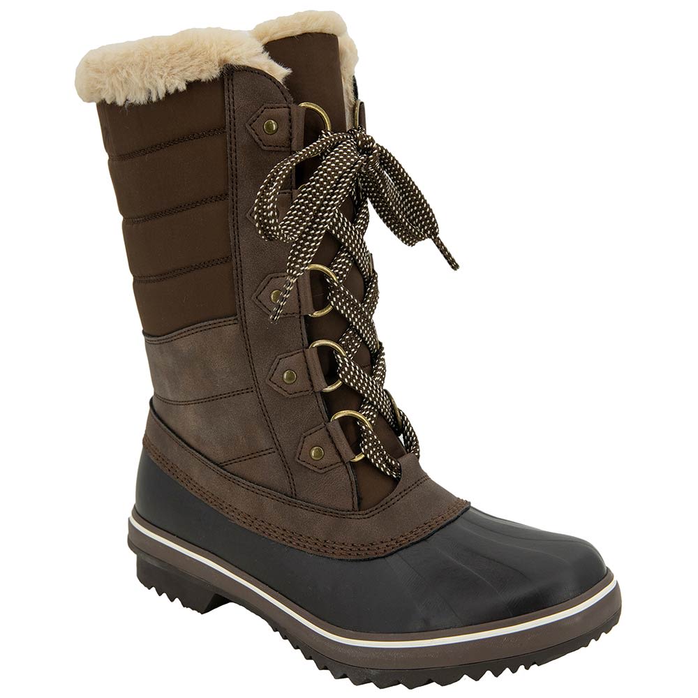 JBU Siberia Water Proof Winter Boots - Womens Brown