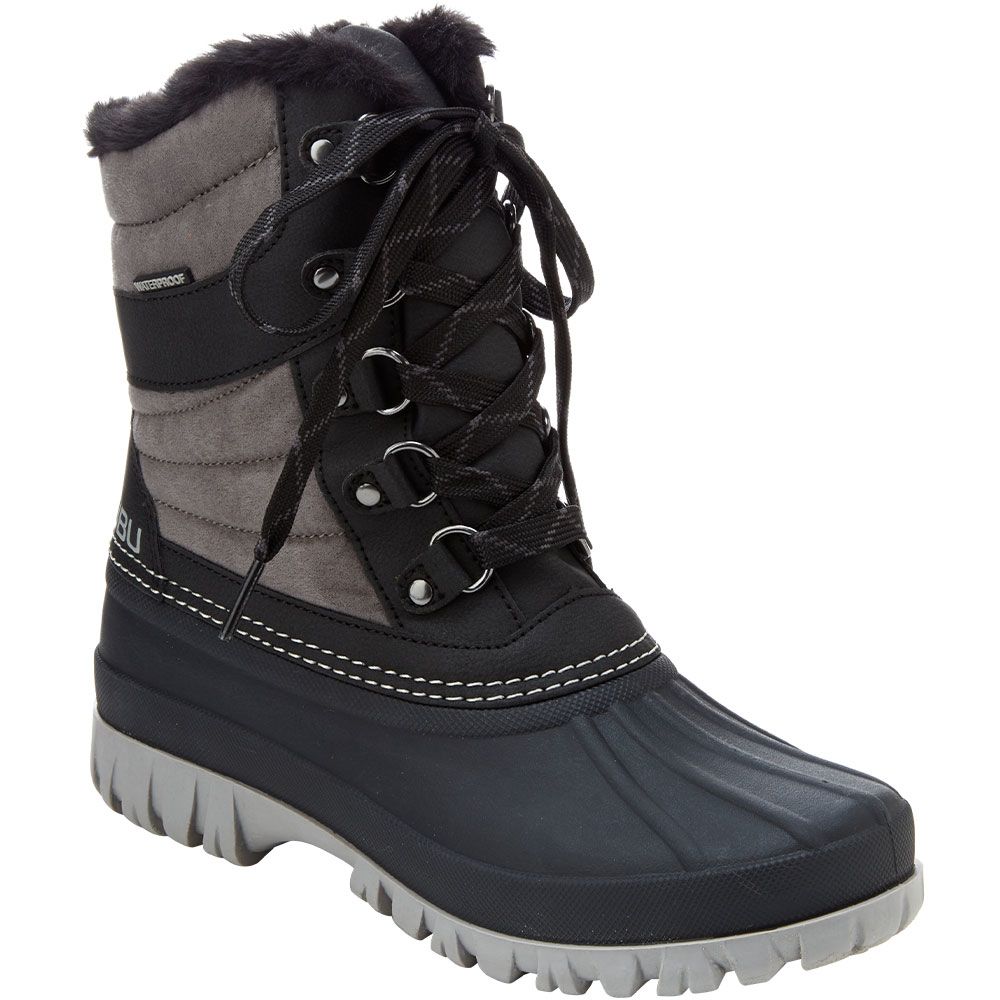 JBU Casey Waterproof Winter Boots - Womens Charcoal Black