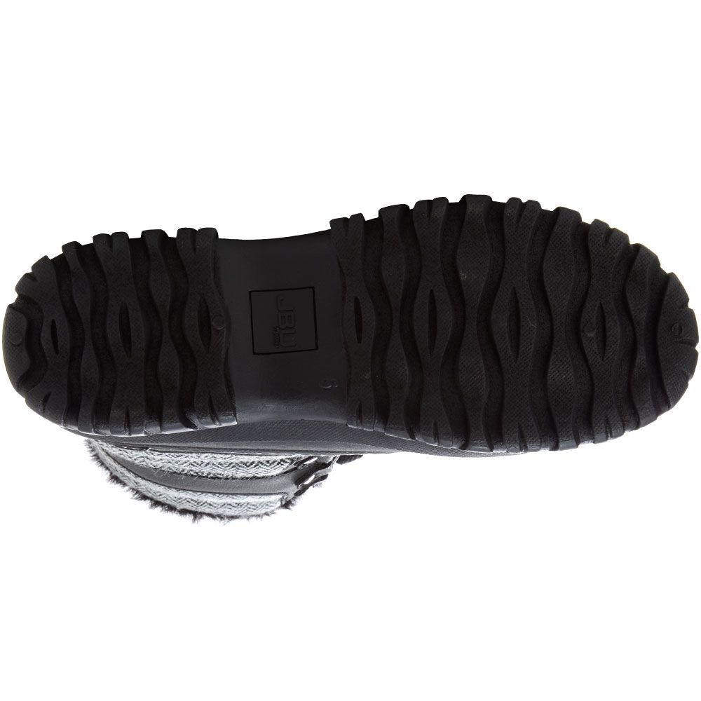 JBU Casey Waterproof Winter Boots - Womens Charcoal Black Sole View