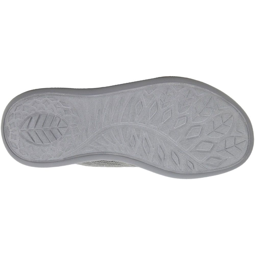 JBU June Slide Sandals - Womens Grey Shimmer Sole View