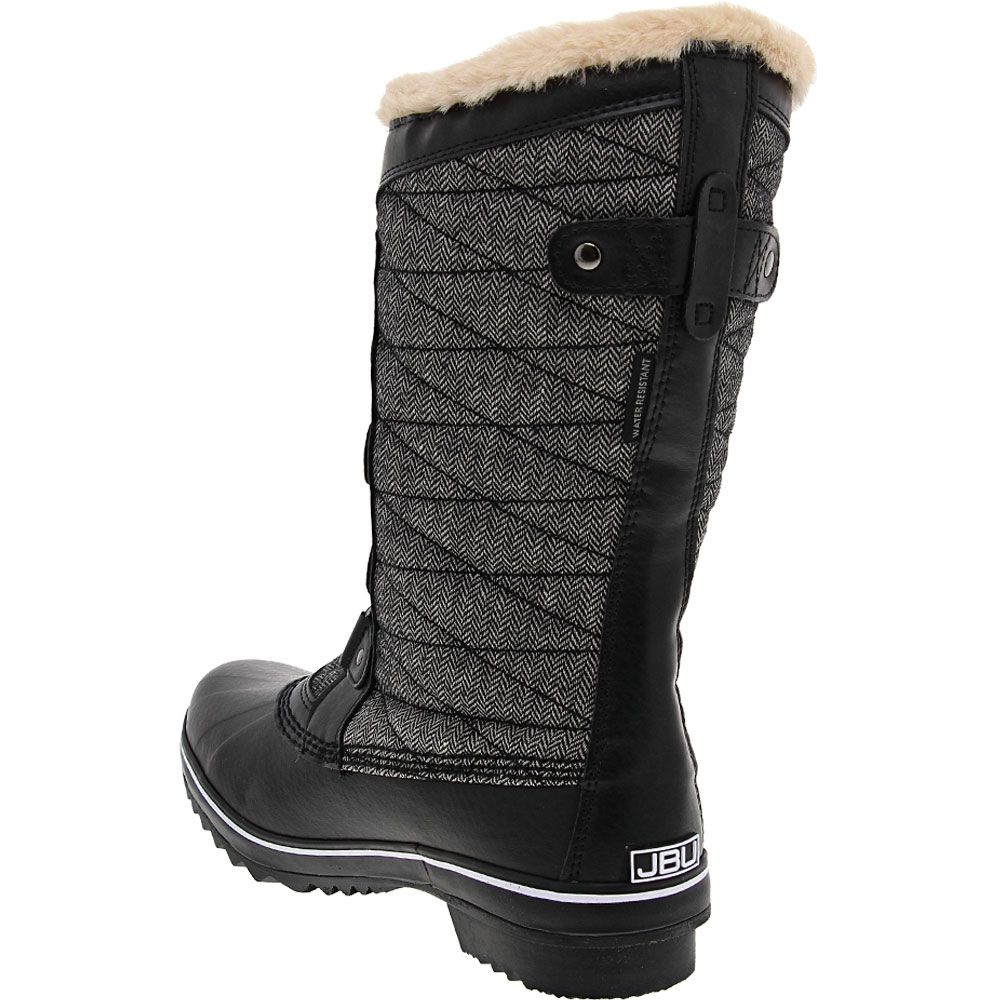 JBU Chilly Winter Boots - Womens Black Back View