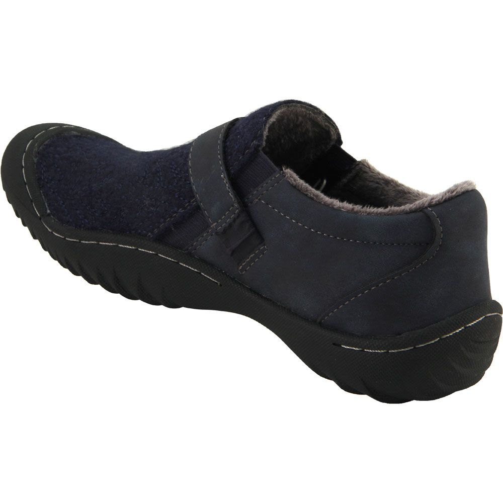 JBU Blakely Slip on Casual Shoes - Womens Navy Back View