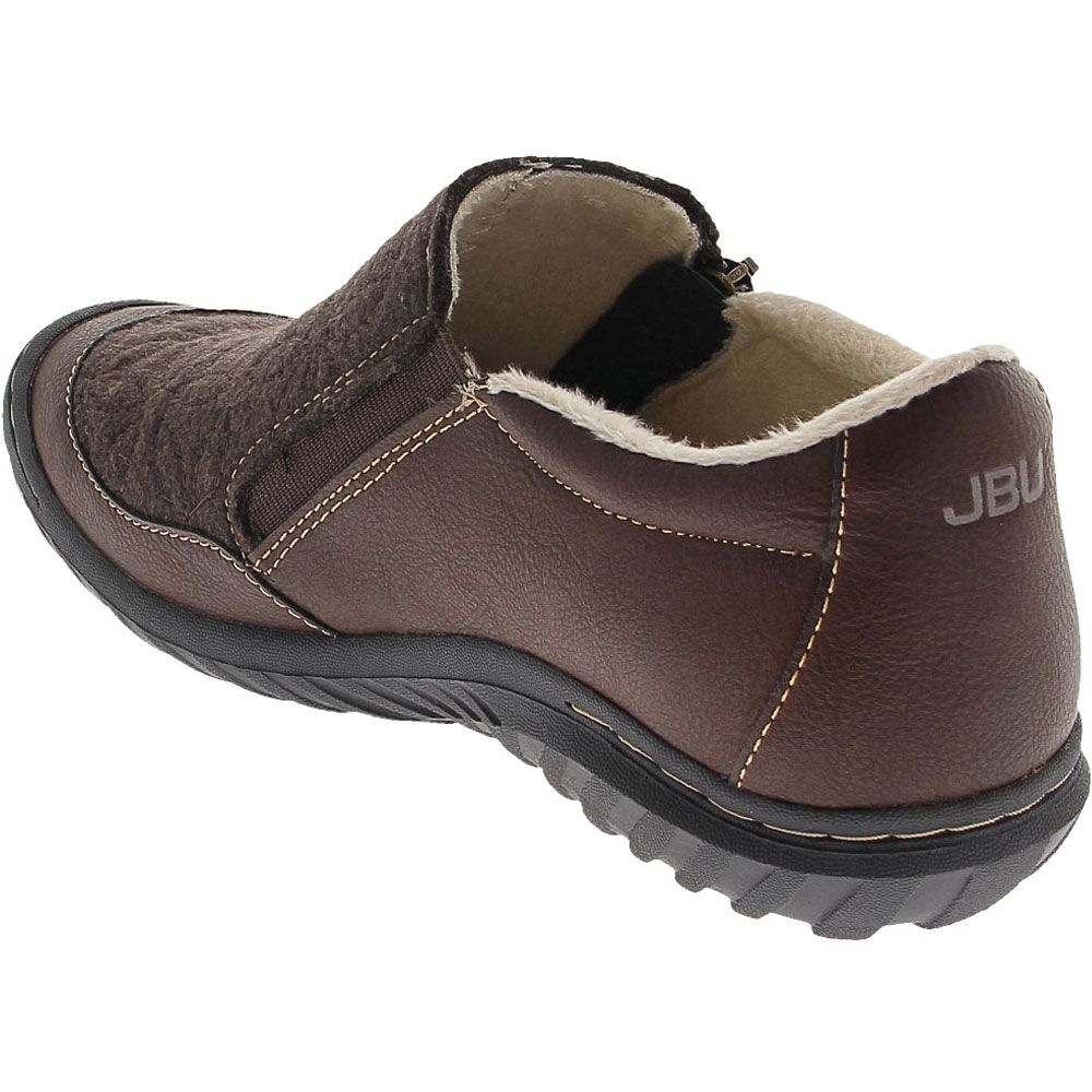 JBU Crimson Slip on Casual Shoes - Womens Brown Back View