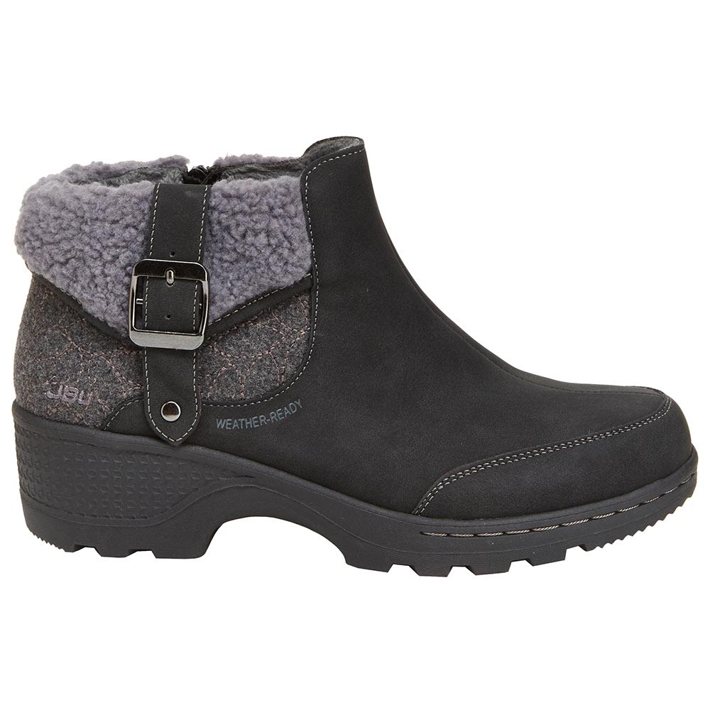 JBU Haven Water Resist Casual Boots - Womens Black Side View