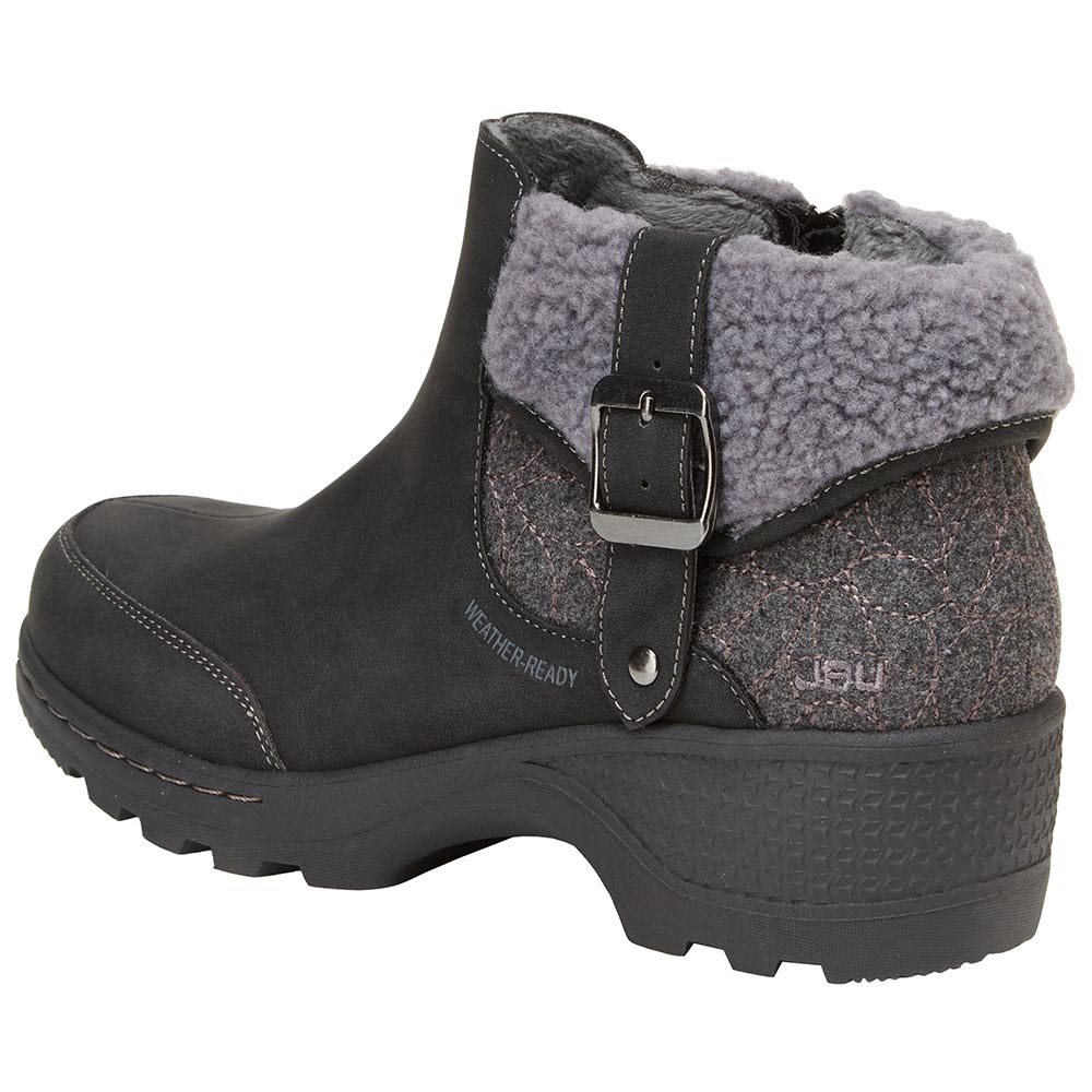 JBU Haven Water Resist Casual Boots - Womens Black Back View