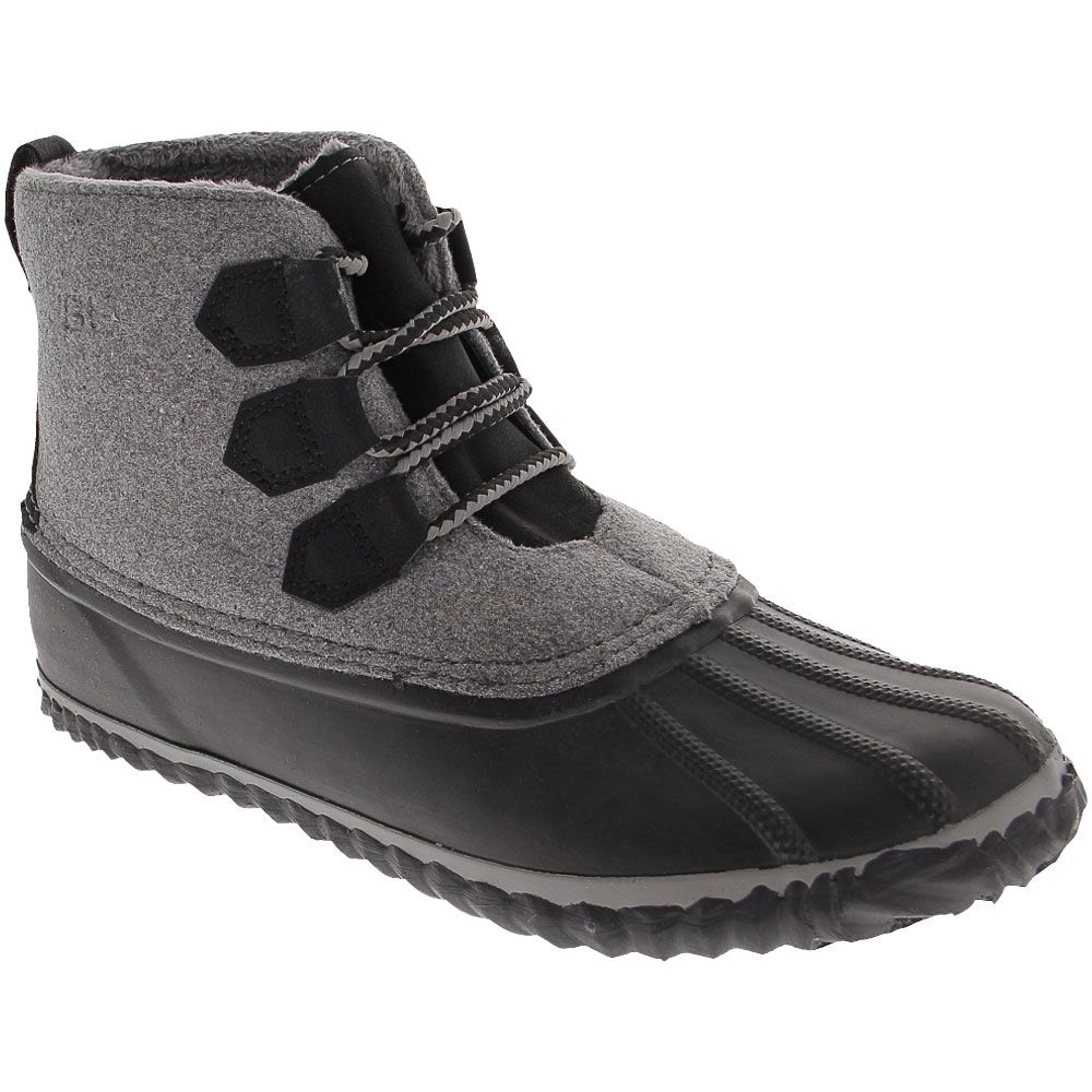 JBU Nala Weather Ready Rubber Boots - Womens Black Grey Felt