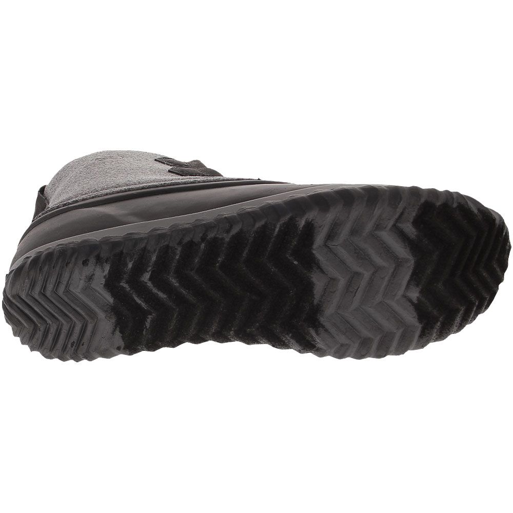 JBU Nala Weather Ready Rubber Boots - Womens Black Grey Felt Sole View