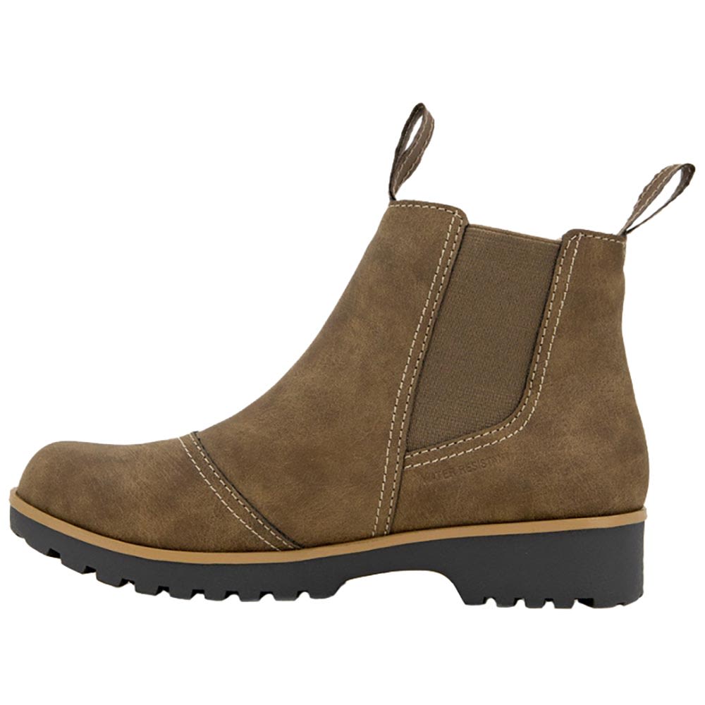 JBU Eagle Water Resistant Casual Boots - Womens Brown Back View