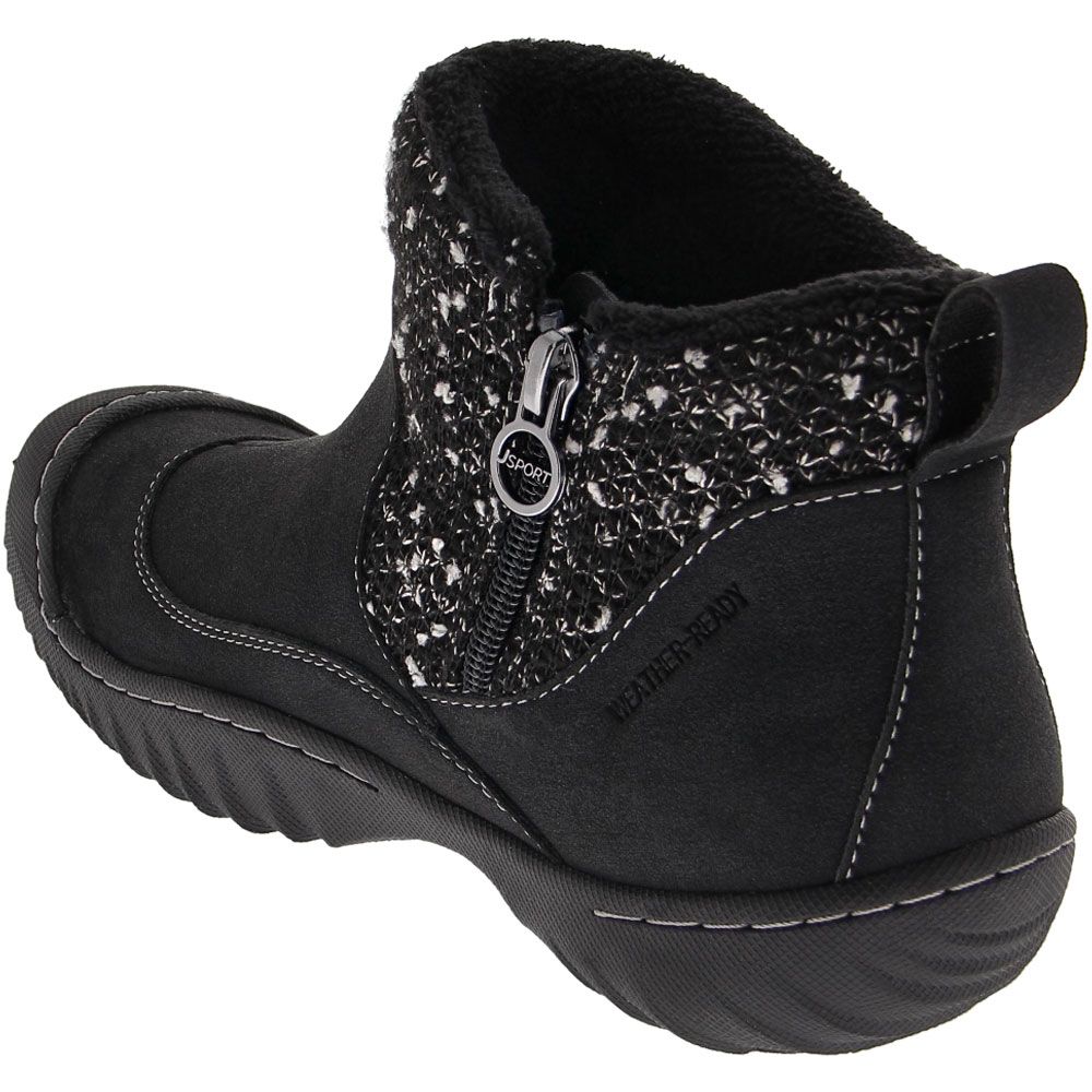 JBU Marcy Casual Boots - Womens Black Back View