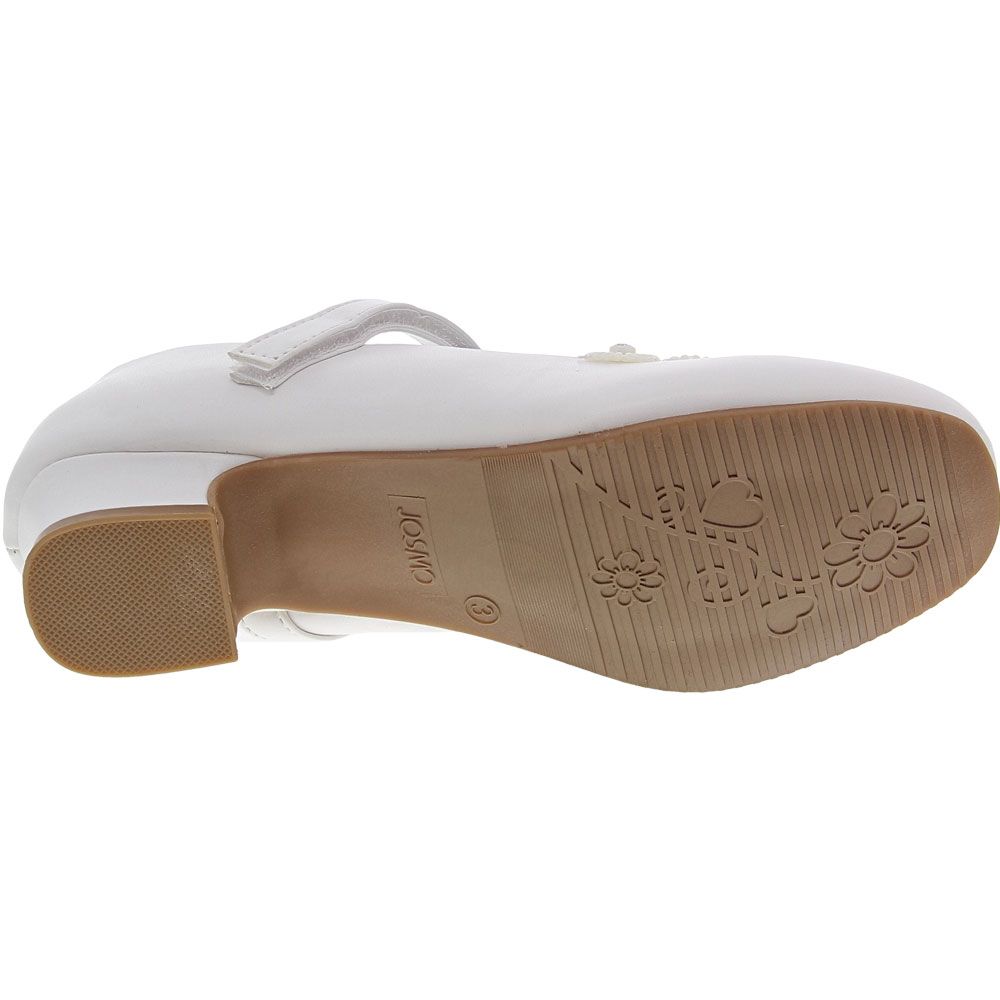 Josmo 87997M Mary Jane Girls Dress Shoes White Sole View