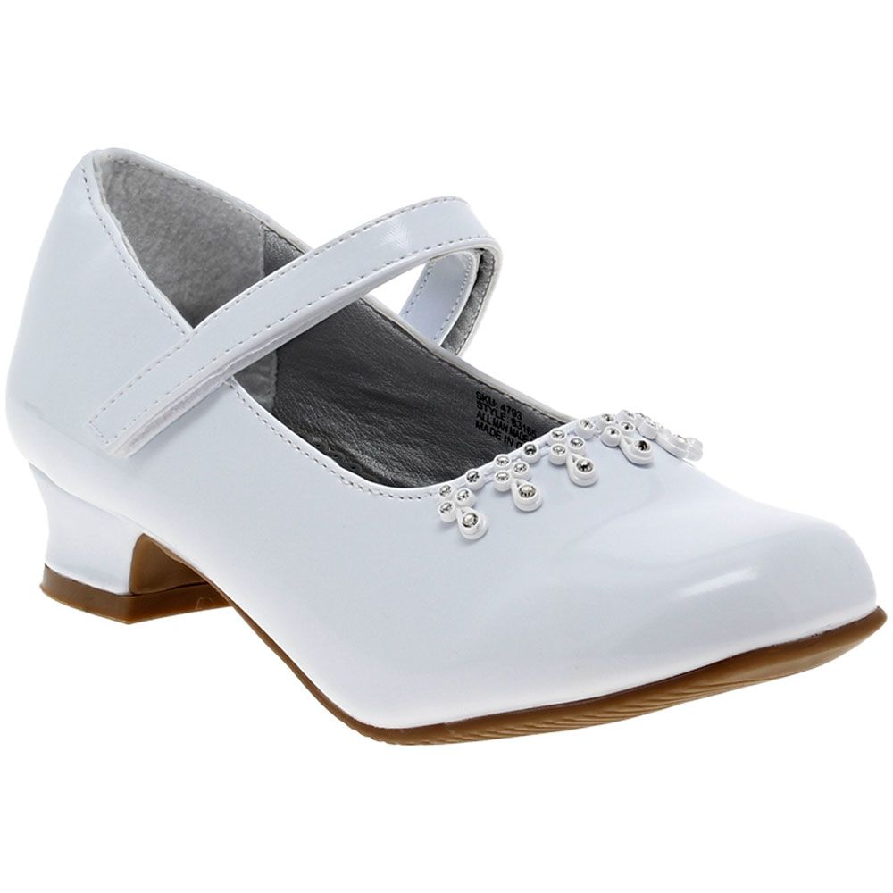 Josmo 83165M White Mary Jane Girls Dress Casual Shoes White