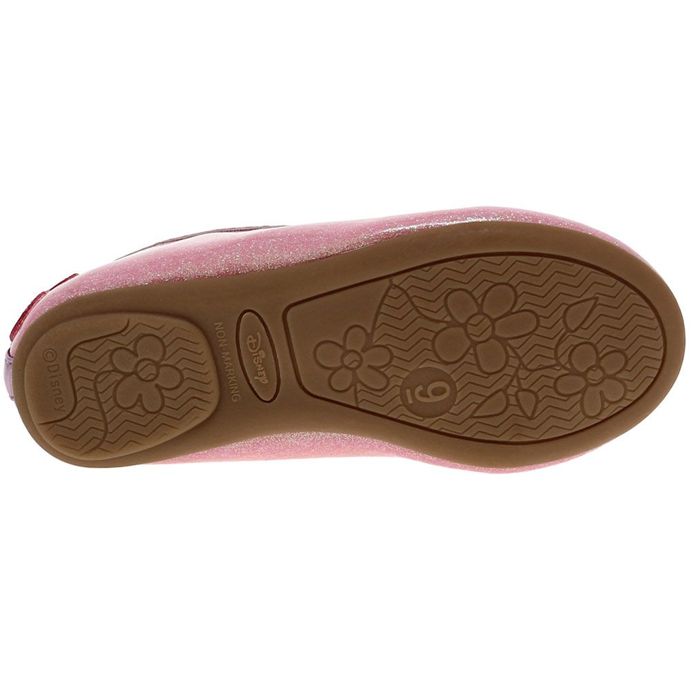 Josmo Minnie Flat CH93490a Girls Dress Shoes - Baby Toddler Pink Sole View
