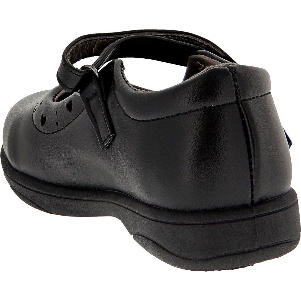 Josmo French Toast 89168 Mary Jane Girls Dress Shoes Black Back View