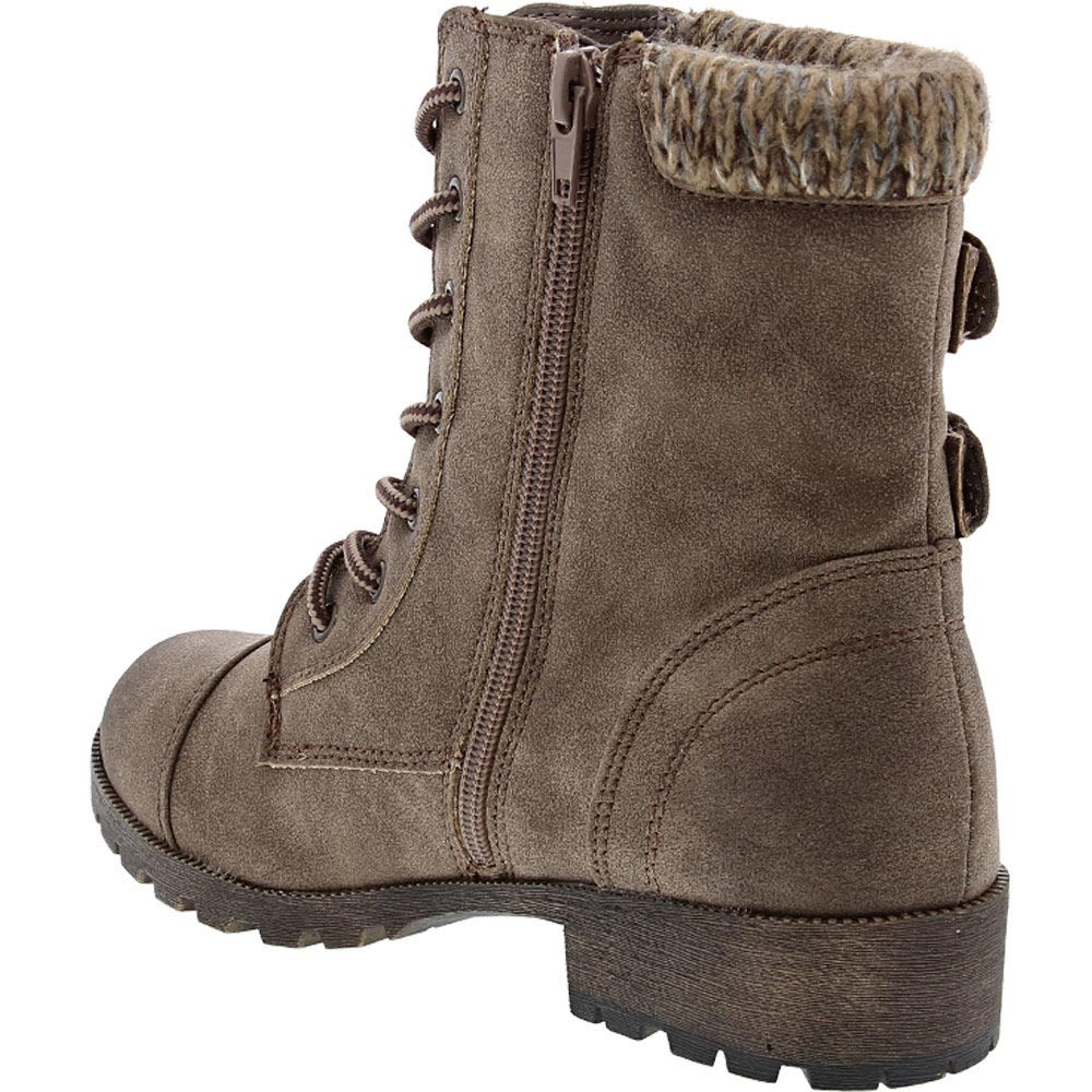 Jellypop Apollo Ankle Boots - Womens Taupe Back View
