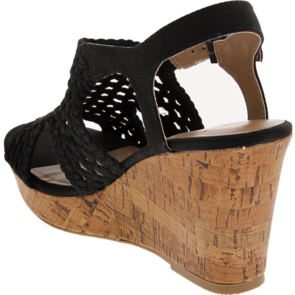 Jellypop Arial Sandals - Womens Black Back View