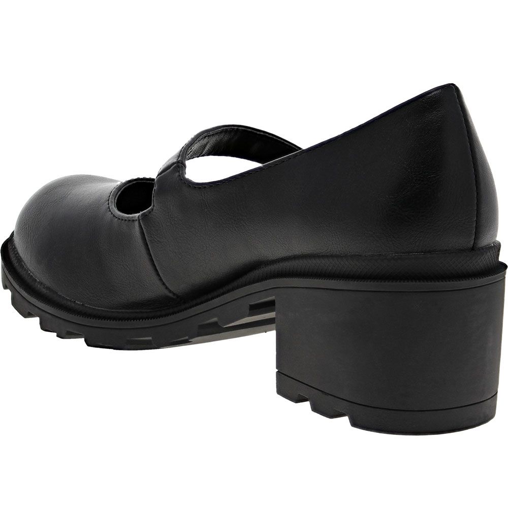 Jellypop Arliss K Mary Jane Dress Shoes - Girls Black Back View