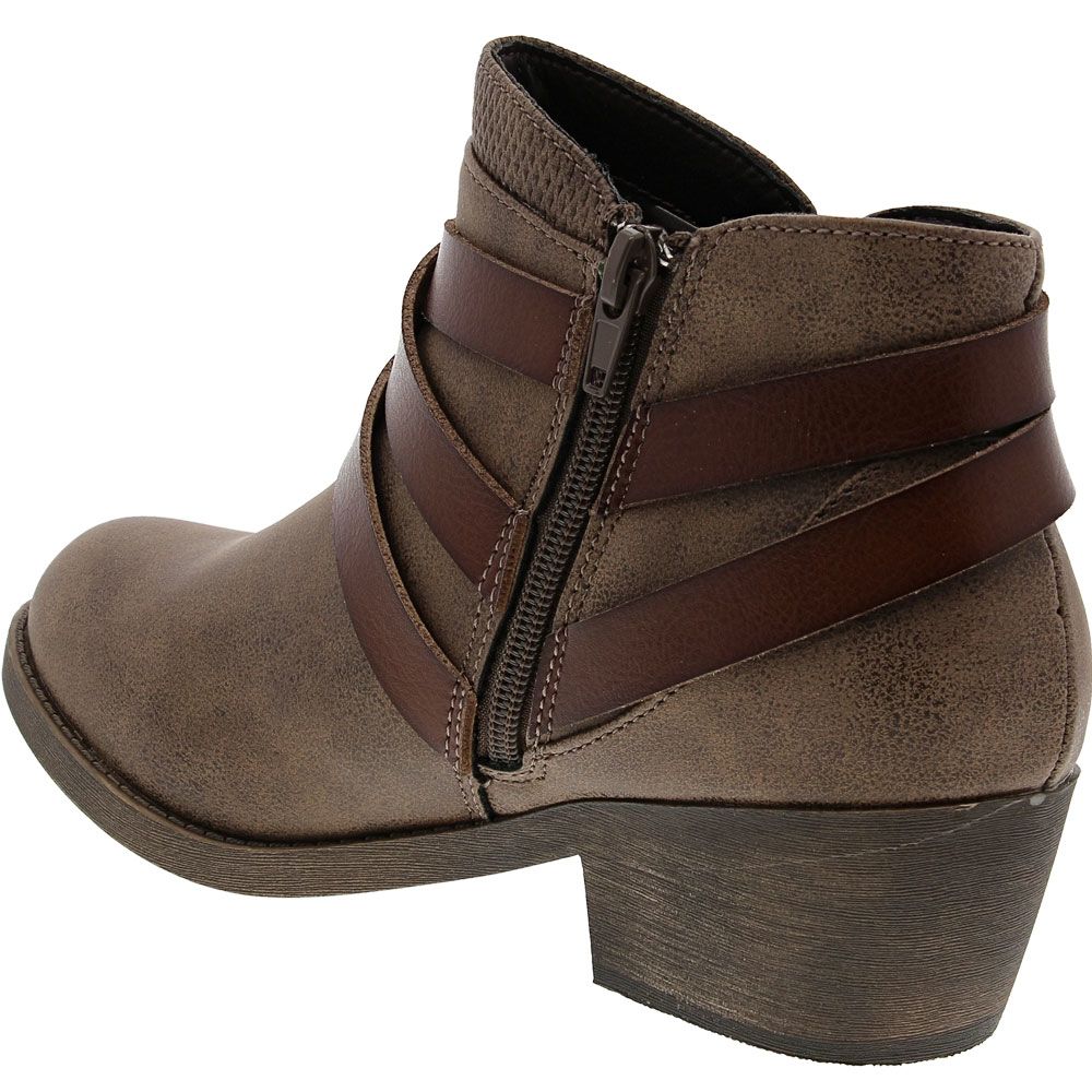 Jellypop Bessie Ankle Boots - Womens Brown Back View