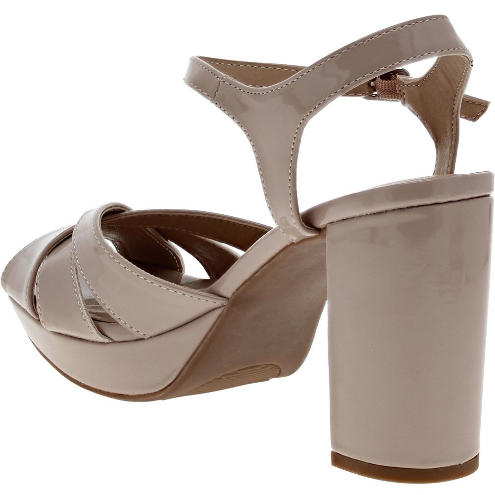Jellypop Elenore Prom Dress Shoes - Womens Nude Patent Back View