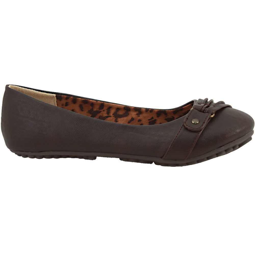 Jellypop Hitch Slip on Casual Shoes - Womens Dark Brown Side View