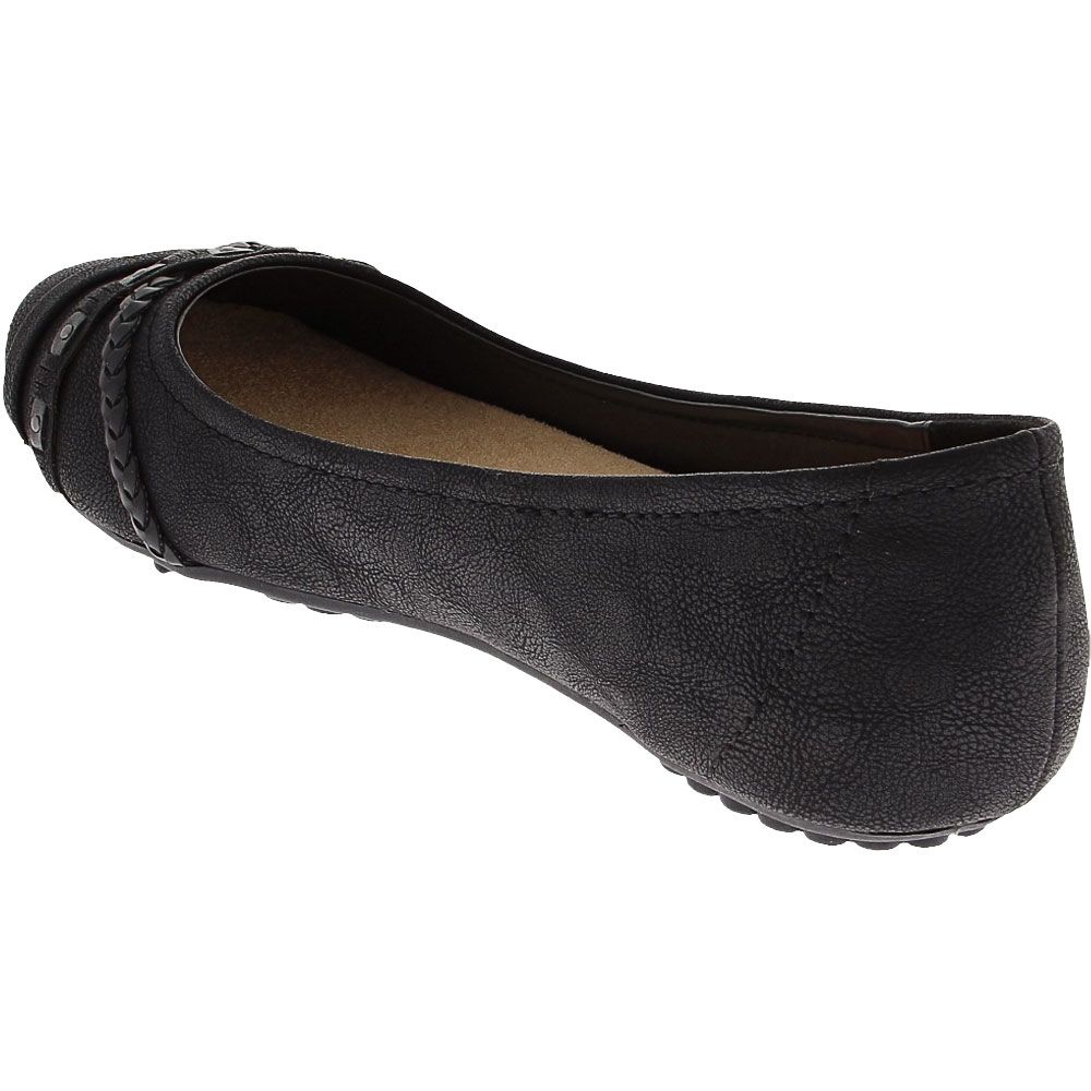 Jellypop Justin Slip on Casual Shoes - Womens Black Back View