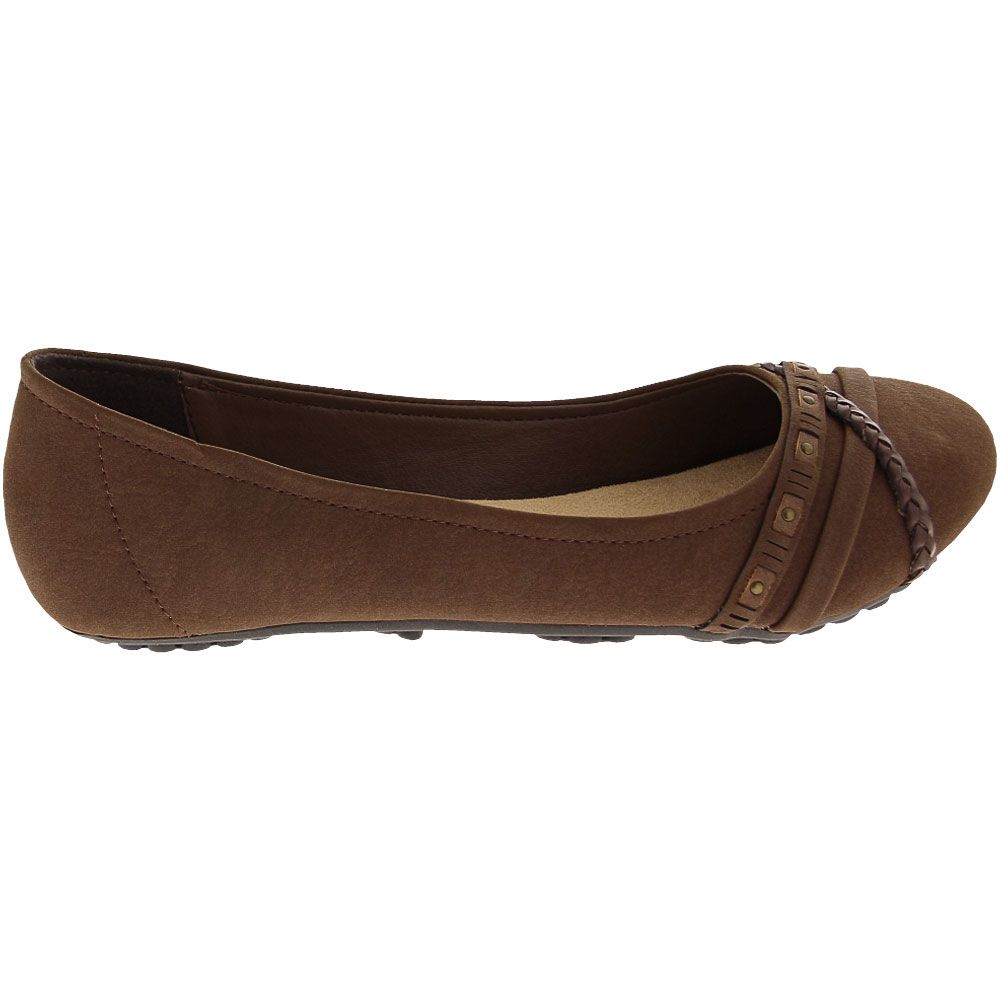 Jellypop Justin Slip on Casual Shoes - Womens Brown Side View