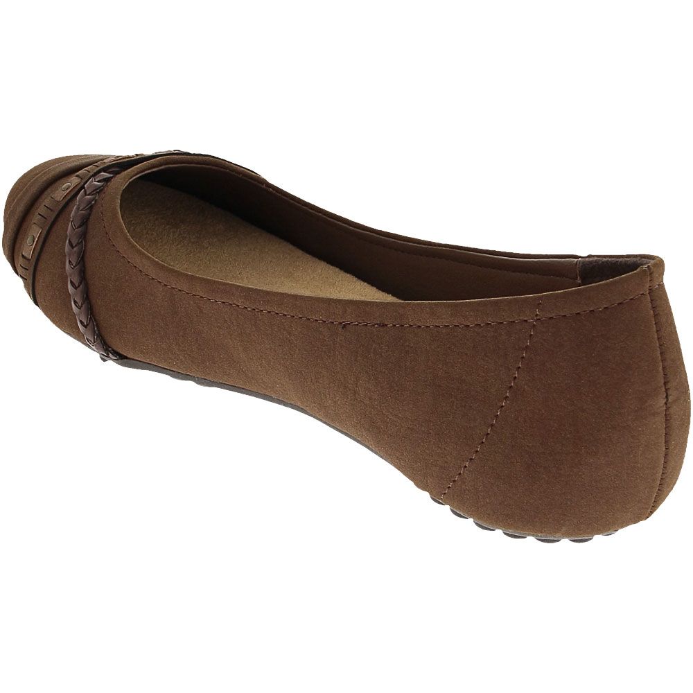 Jellypop Justin Slip on Casual Shoes - Womens Brown Back View