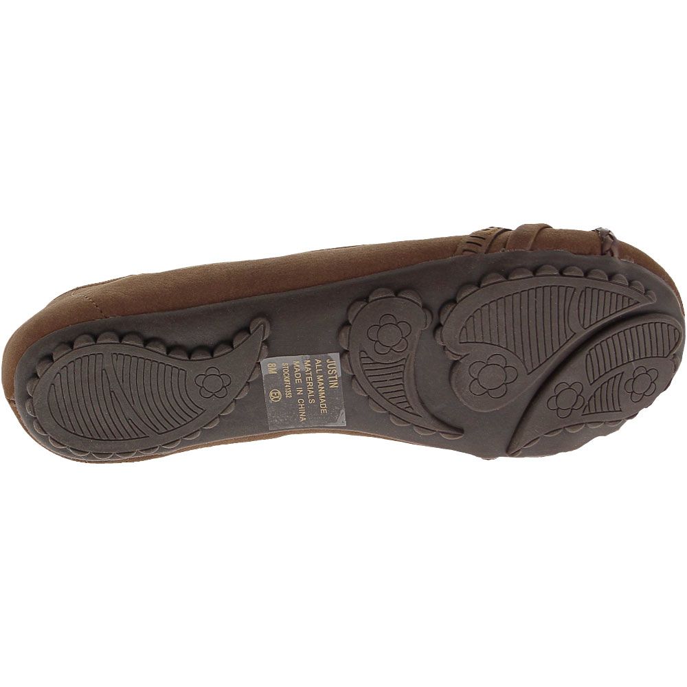 Jellypop Justin Slip on Casual Shoes - Womens Brown Sole View
