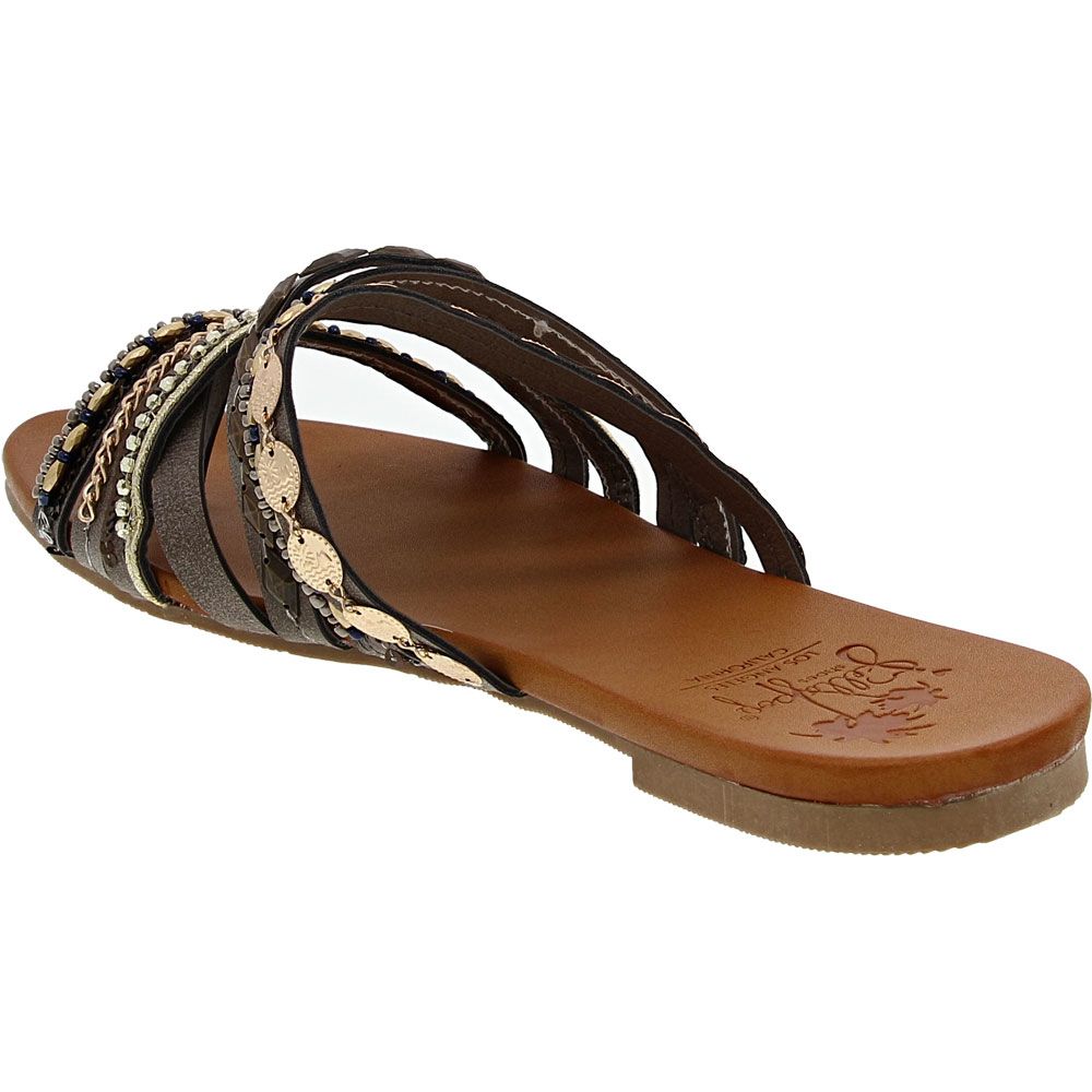 Jellypop Lizzy Sandals - Womens Grey Back View