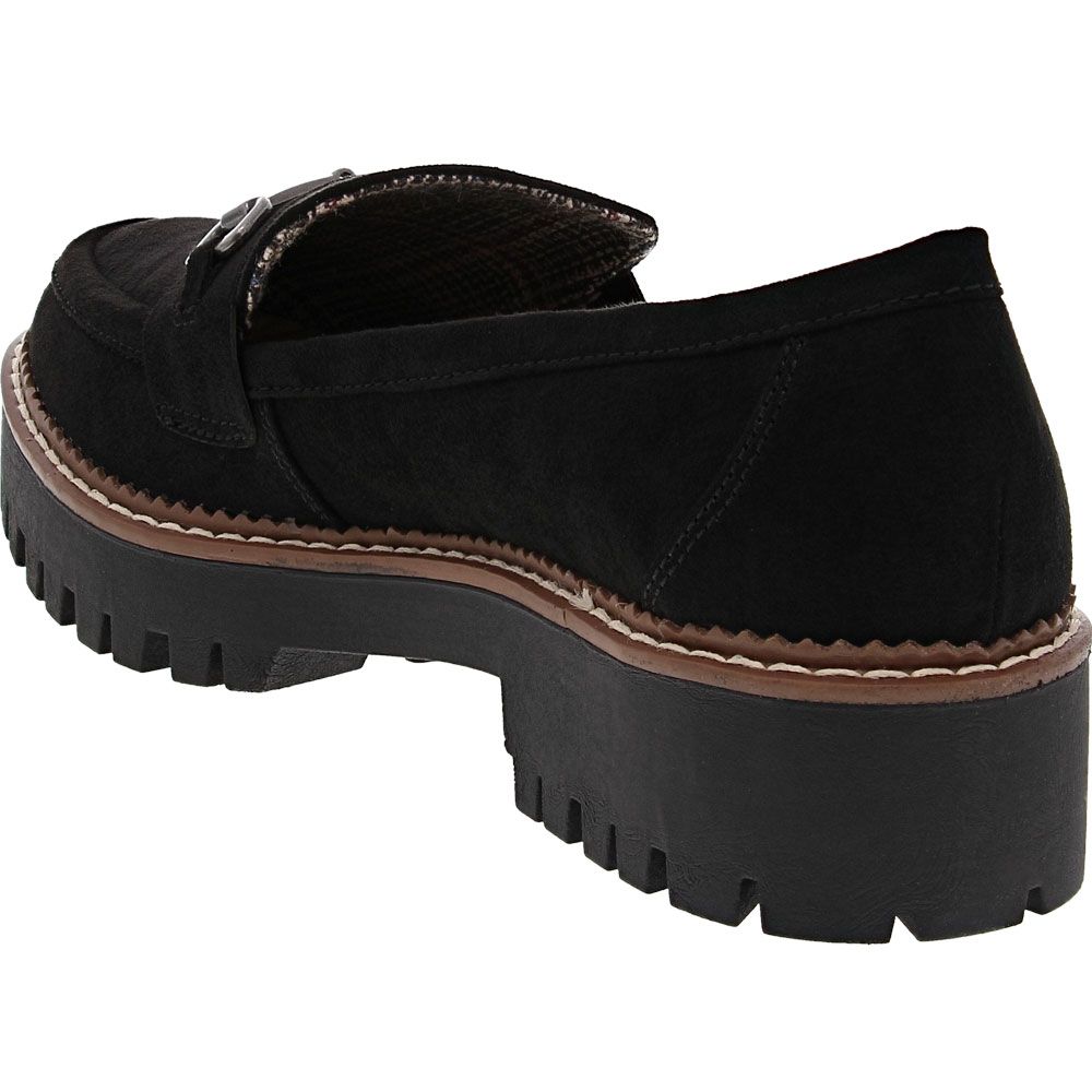 Jellypop Mario Slip on Casual Shoes - Womens Black Back View