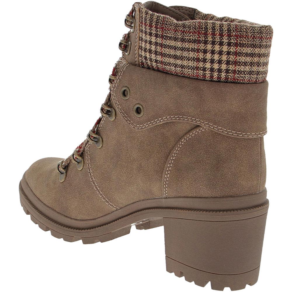 Jellypop Mission Ankle Boots - Womens Taupe Back View