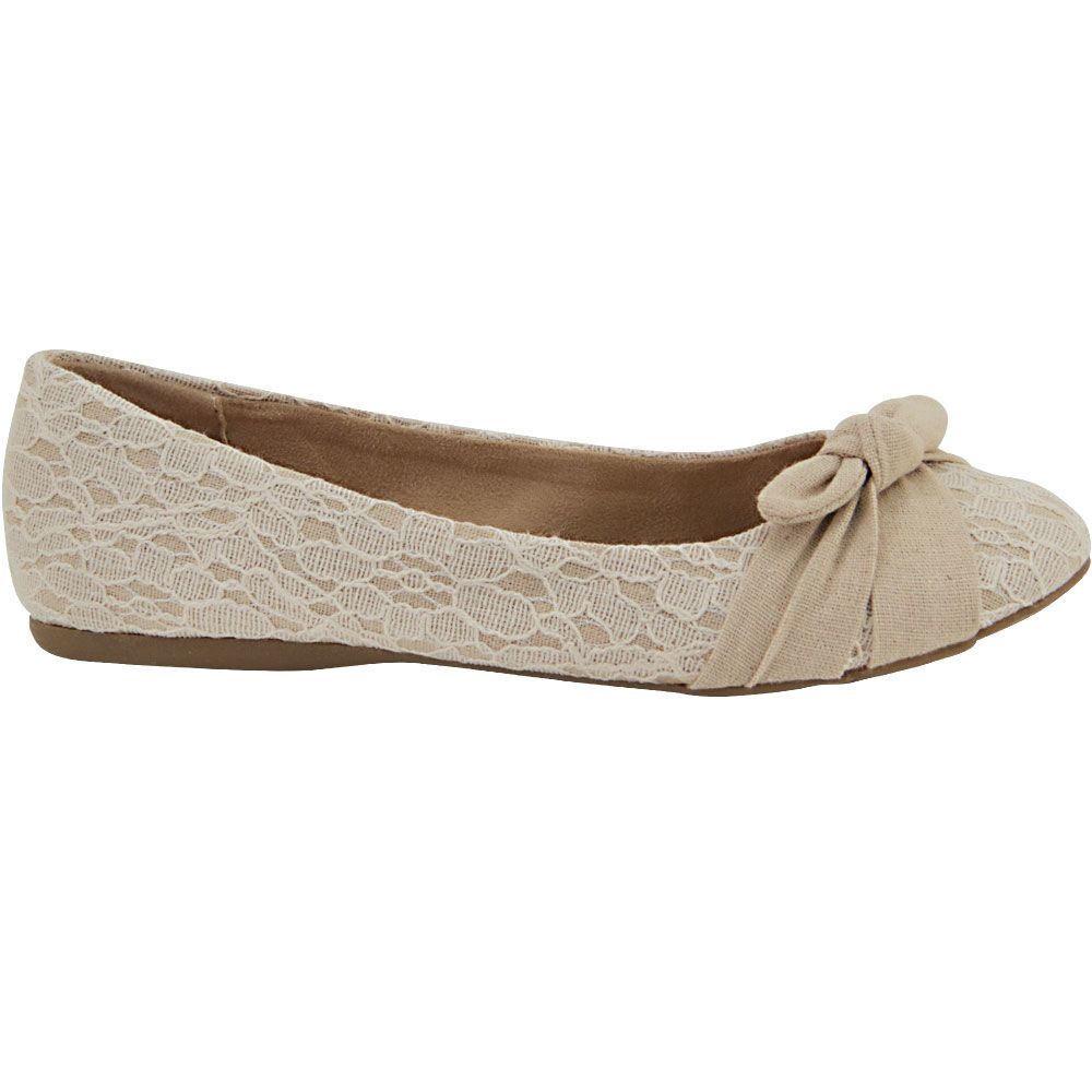 'Jellypop Petite Slip on Casual Shoes - Womens Natural