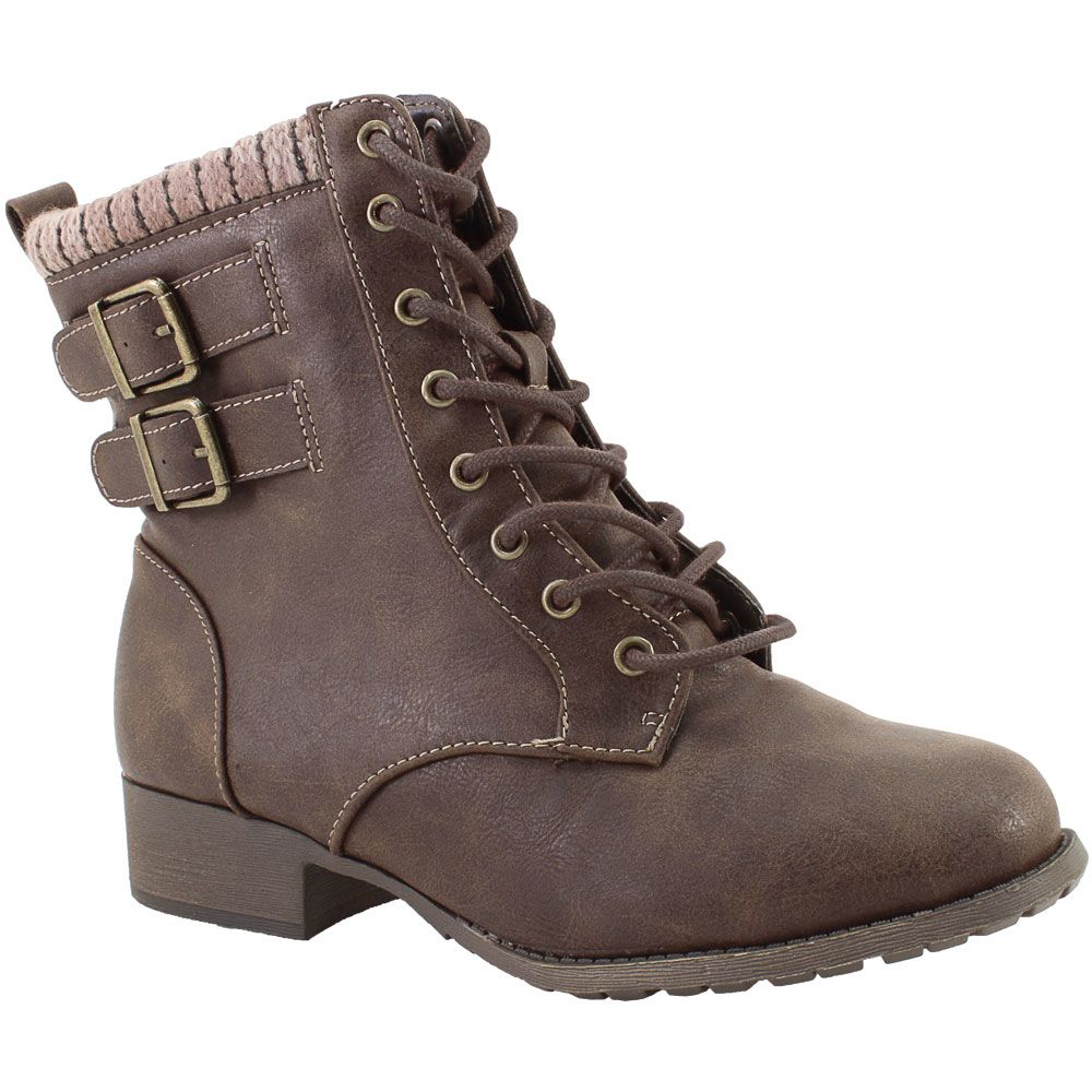 Jellypop Plucky Casual Boots - Womens Dark Brown Smooth