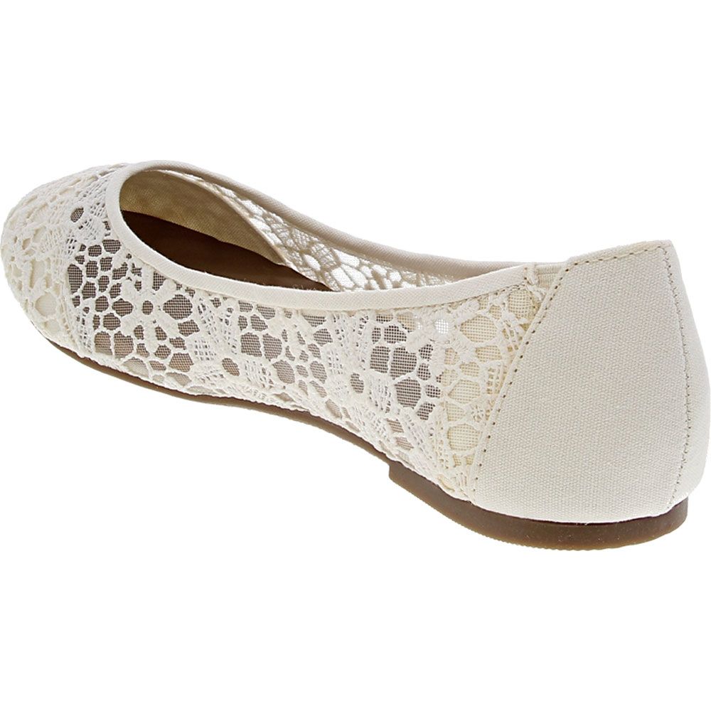 Jellypop Romy Slip on Casual Shoes - Womens Natural Back View
