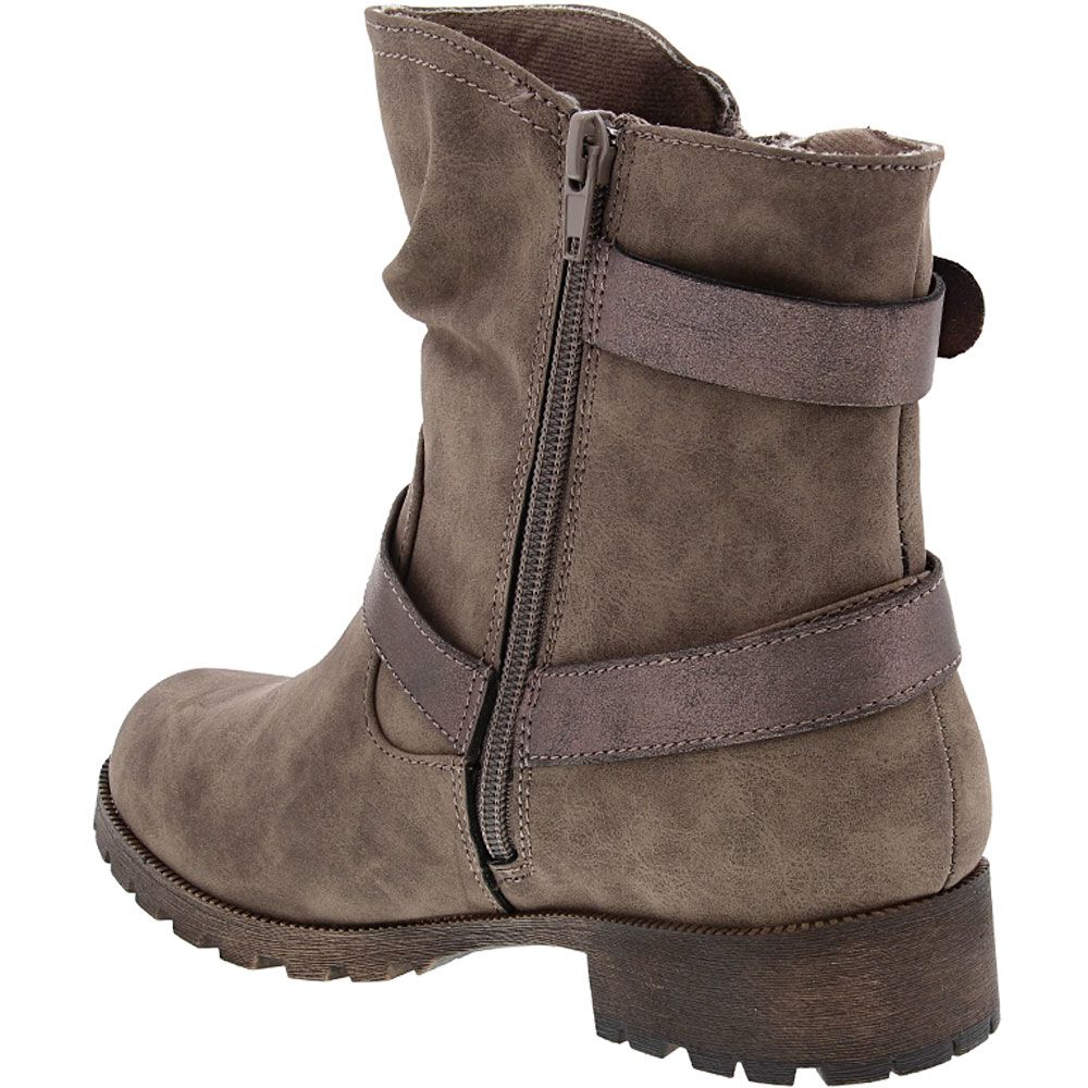 Jellypop Ryerson Ankle Boots - Womens Taupe Back View