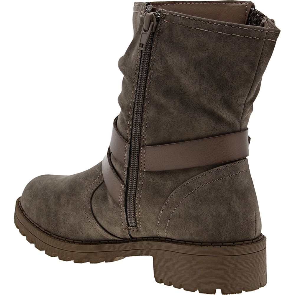 Jellypop Spring Casual Boots - Womens Taupe Back View