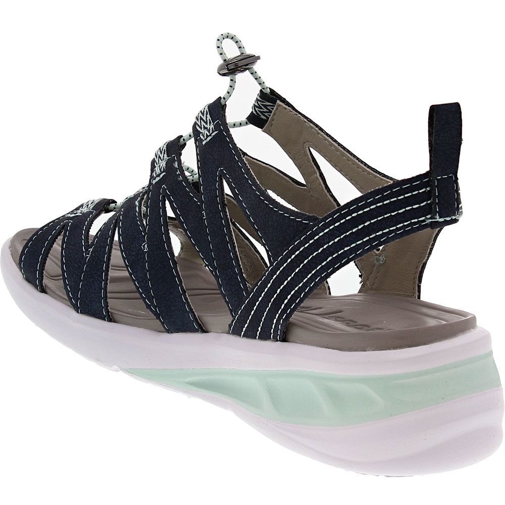 J Sport Prism Sandals - Womens Denim Mint Back View