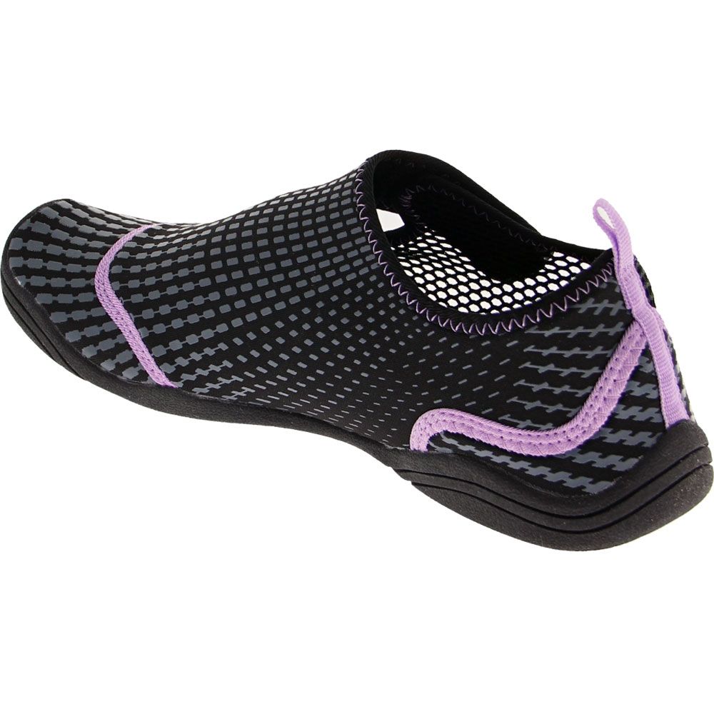 J Sport Mermaid Too Outdoor Sandals - Womens Black Lanvender Back View