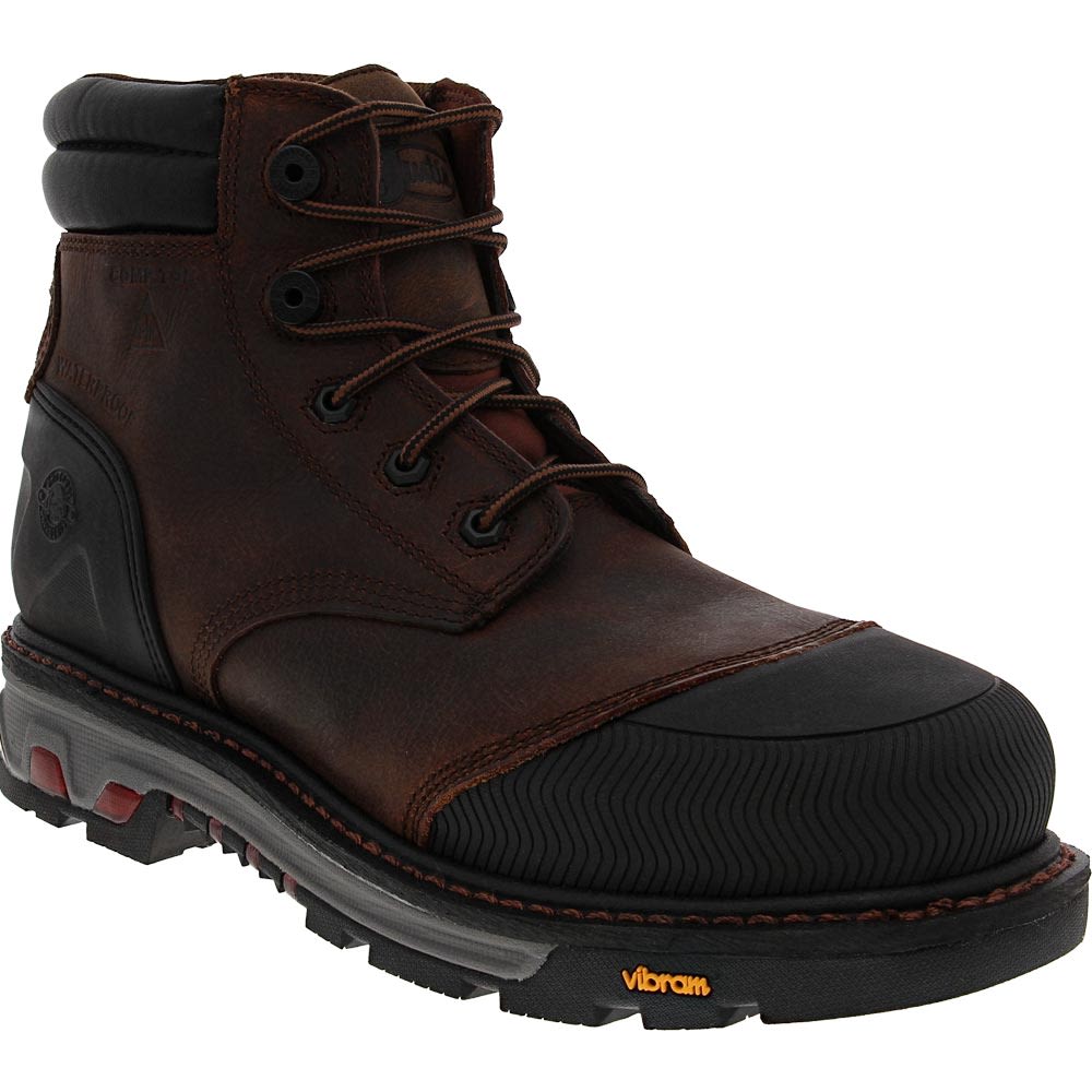 Justin Warhawk Composite Toe Work Boots - Mens Brown
