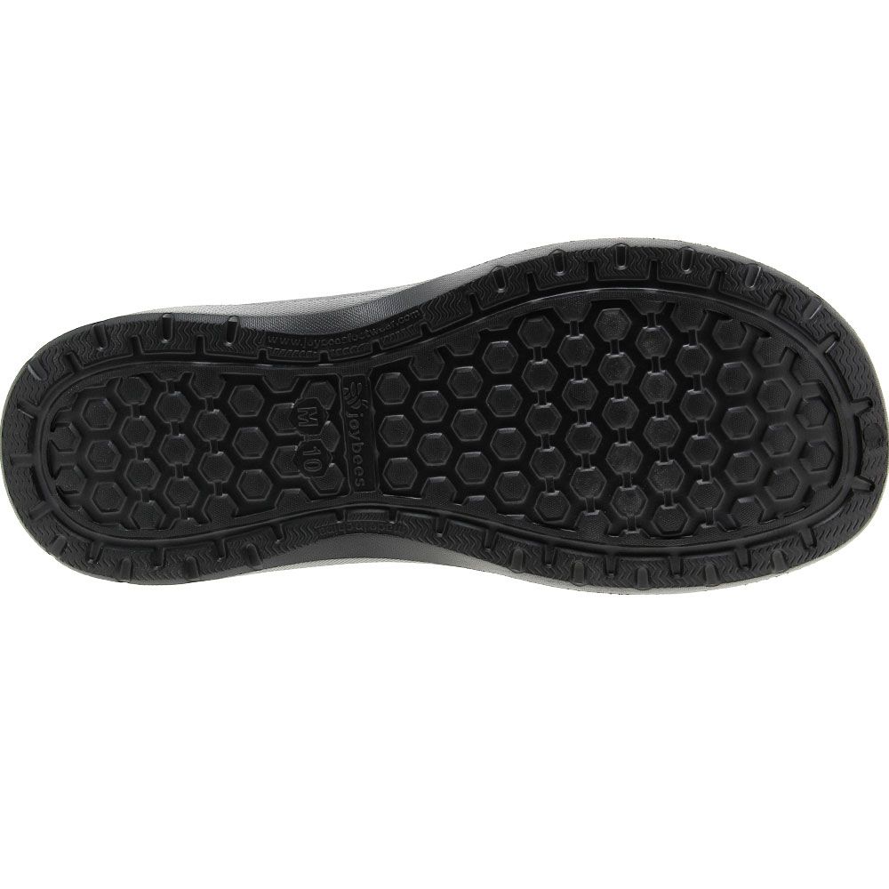 Joybees Cozy Lined Clog Sandals  Black Black Sole View