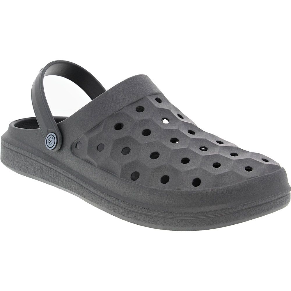 Joybees Varsity Clog Water Sandals - Mens Charcoal