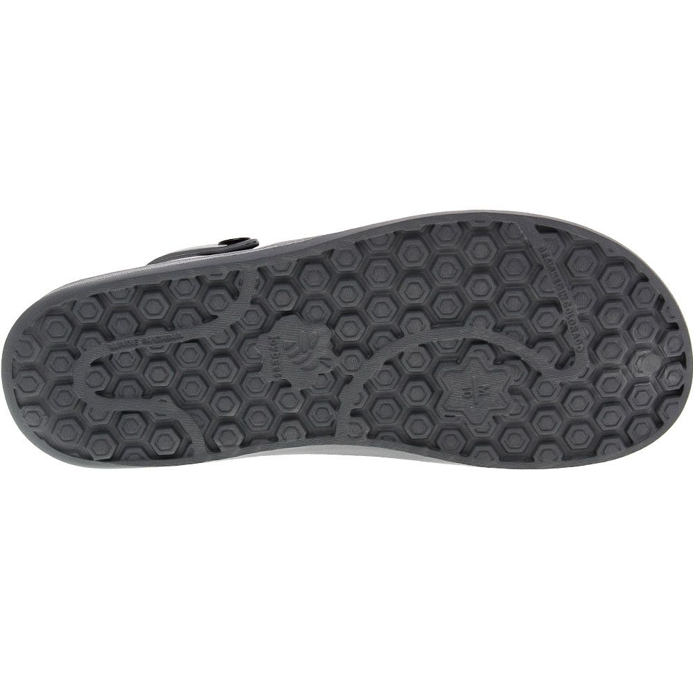 Joybees Varsity Clog Water Sandals - Mens Charcoal Sole View